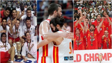 1999, 2019 y 2006, grandes éxitos del baloncesto español