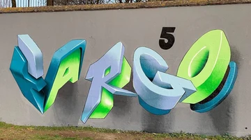 Graffiti 'Fargo' de Lovepusher