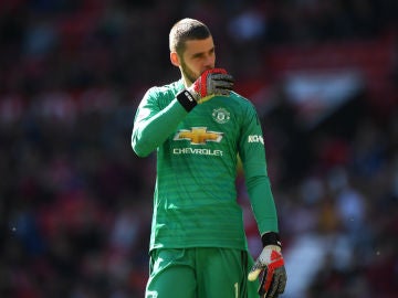 David de Gea, con el Manchester United. David de Gea, con el Manchester United.