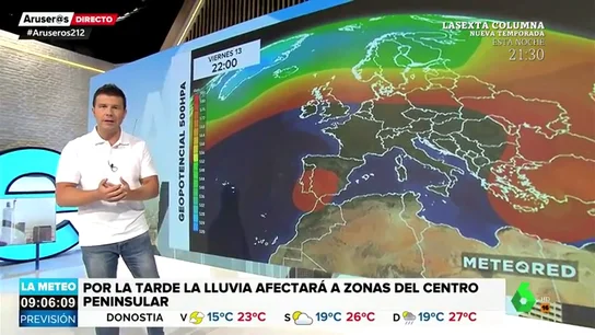 El temporal se mantiene en el Mediterráneo pero avanzará esta tarde hacia el interior El temporal se mantiene en el Mediterráneo pero avanzará esta tarde hacia el interior