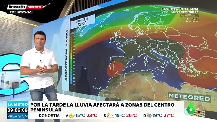 El temporal se mantiene en el Mediterráneo pero avanzará esta tarde hacia el interior