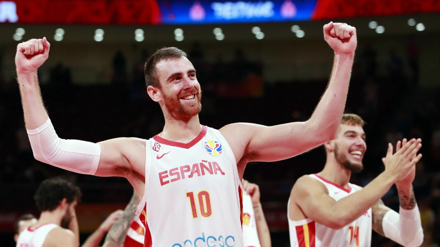 Víctor Claver, con España Víctor Claver, con España