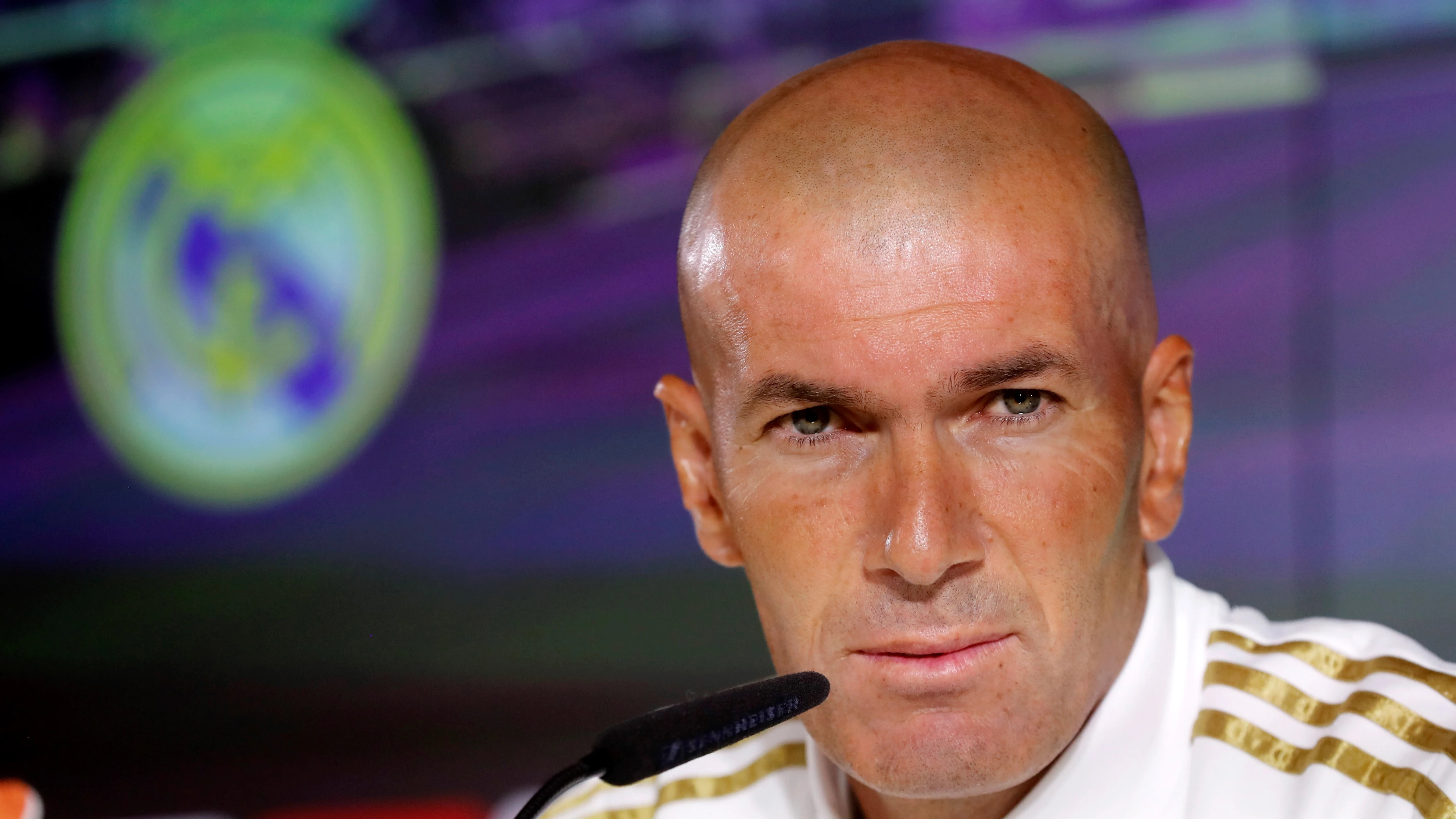 Zinedine Zidane, en rueda de prensa