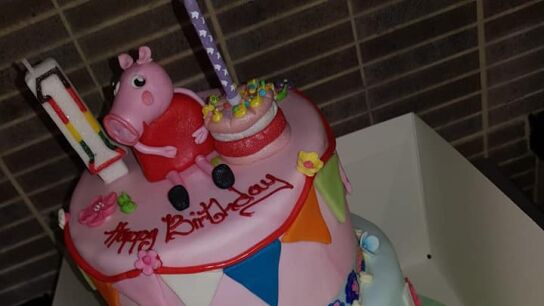 La tarta que el padre de la peque&ntilde;a fallecida compr&oacute; para otra ni&ntilde;a