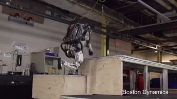 Uno de los Robots de Boston Dynamics