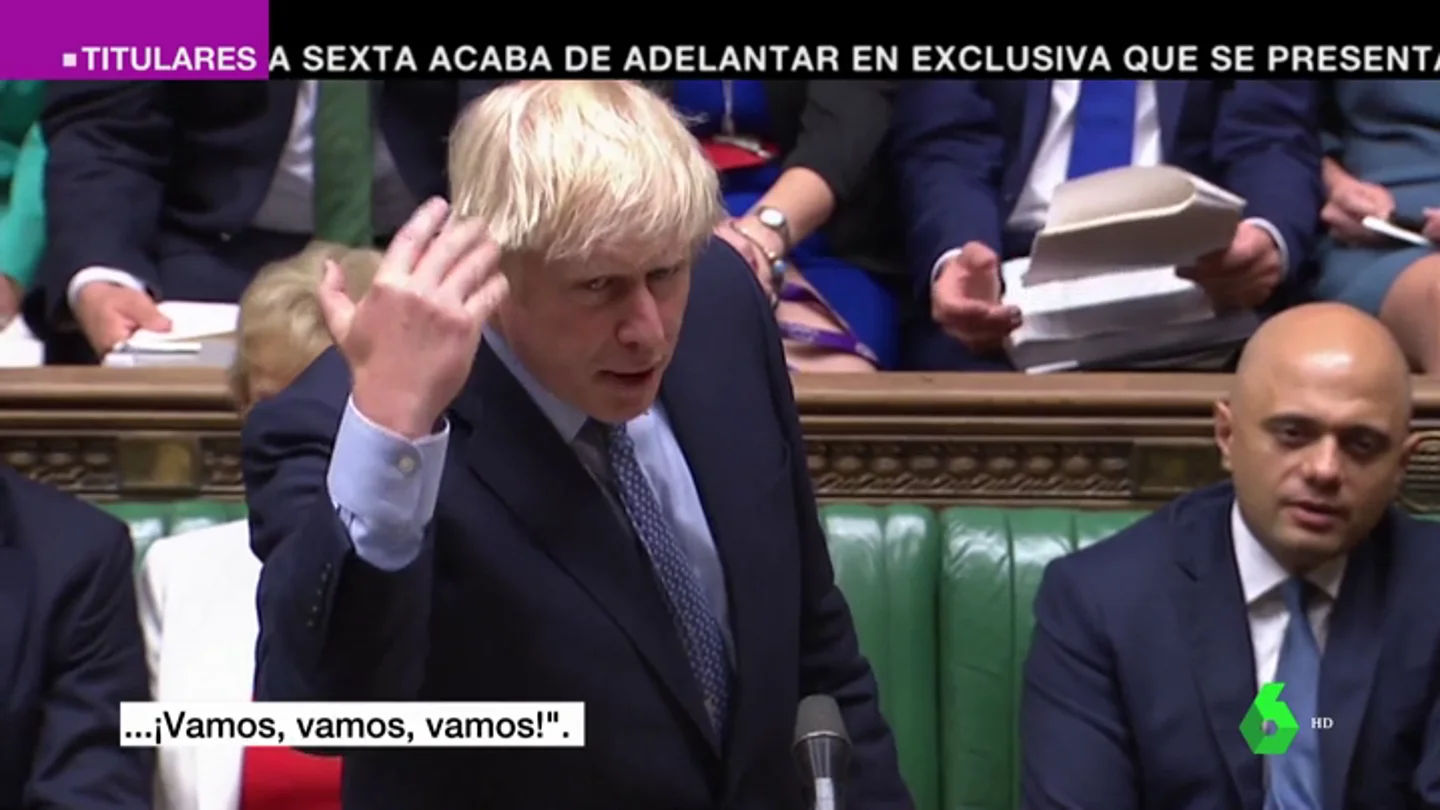 Boris Johnson vuelve al Parlamento retando a la oposición a crear una moción de censura contra él Boris Johnson vuelve al Parlamento retando a la oposición a crear una moción de censura contra él