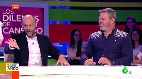 El gran dilema de Javier Cansado: ¿si tuviera que tener una aventura con alguien de Zapeando, con quién sería? El gran dilema de Javier Cansado: ¿si tuviera que tener una aventura con alguien de Zapeando, con quién sería?