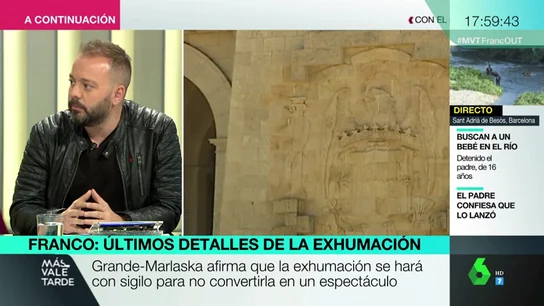 Antonio Maestre: "Entiendo la postura del PP de Casado con la exhumación de Franco; es de herencia franquista" Antonio Maestre: "Entiendo la postura del PP de Casado con la exhumación de Franco; es de herencia franquista"