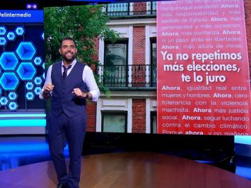 Estos son los lemas que Dani Mateo propone al PSOE para las próximas 'diez repeticiones electorales' Estos son los lemas que Dani Mateo propone al PSOE para las próximas 'diez repeticiones electorales'