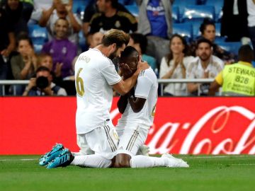 Vinícius Junior llora tras su gol ante Osasuna Vinícius Junior llora tras su gol ante Osasuna