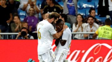 Vinícius Junior llora tras su gol ante Osasuna