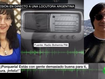 Brutal agresión a una locutora de radio en pleno directo: "¿No te crees que te voy a hacer mierda?" Brutal agresión a una locutora de radio en pleno directo: "¿No te crees que te voy a hacer mierda?"