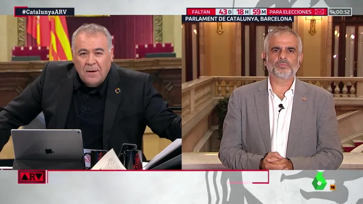 Carlos Carrizosa: "Los independentistas son seres de luz, cualquier detención es fruto de un montaje"