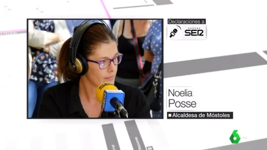 La alcaldesa de Móstoles, Noelia Posse La alcaldesa de Móstoles, Noelia Posse