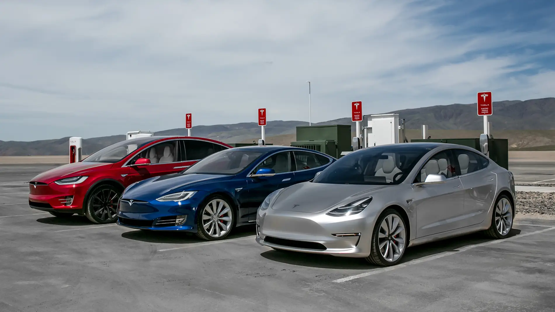Tesla Model X, Model S y Model 3  