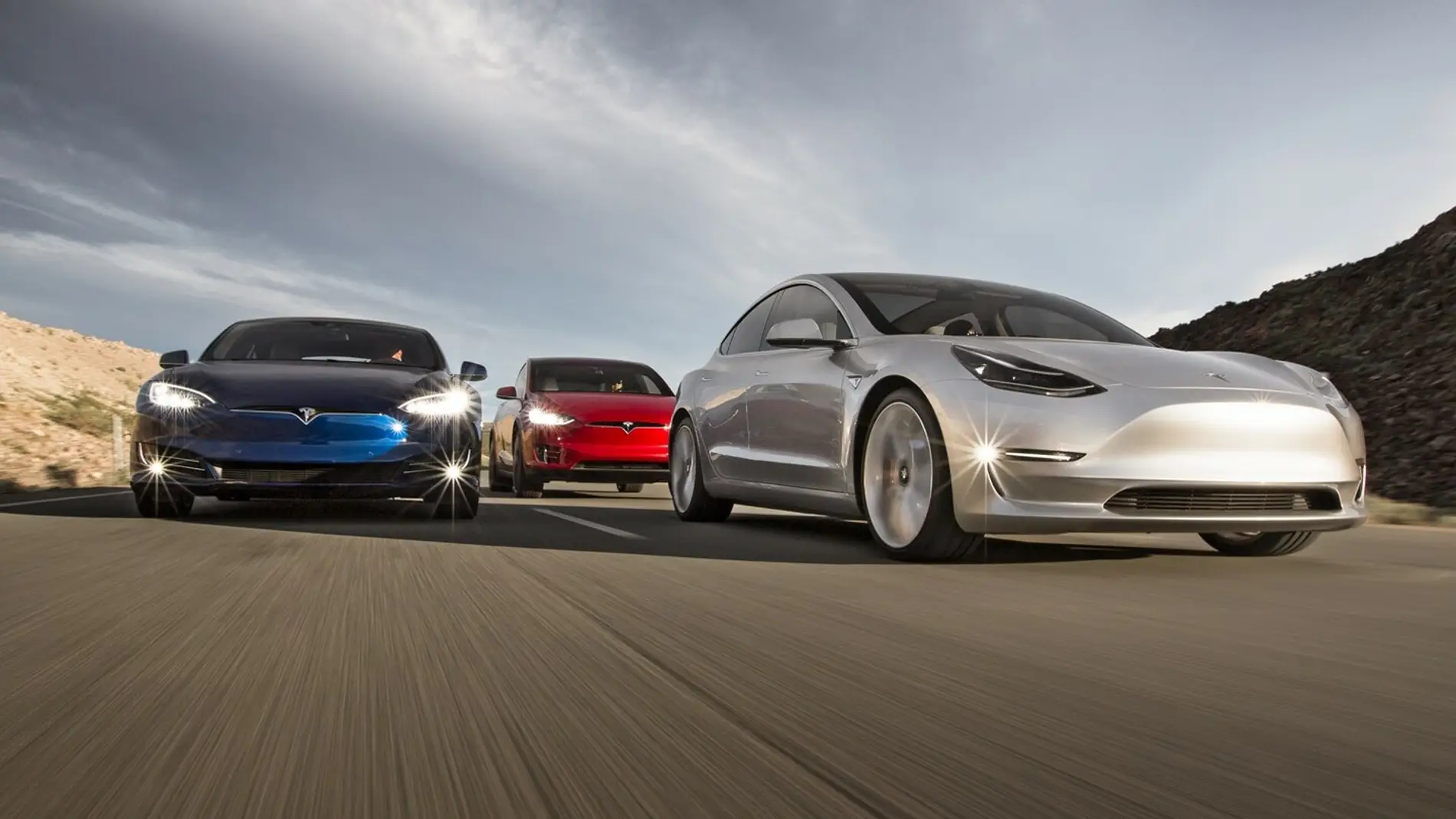 Tesla Model X, Model S y Model 3 