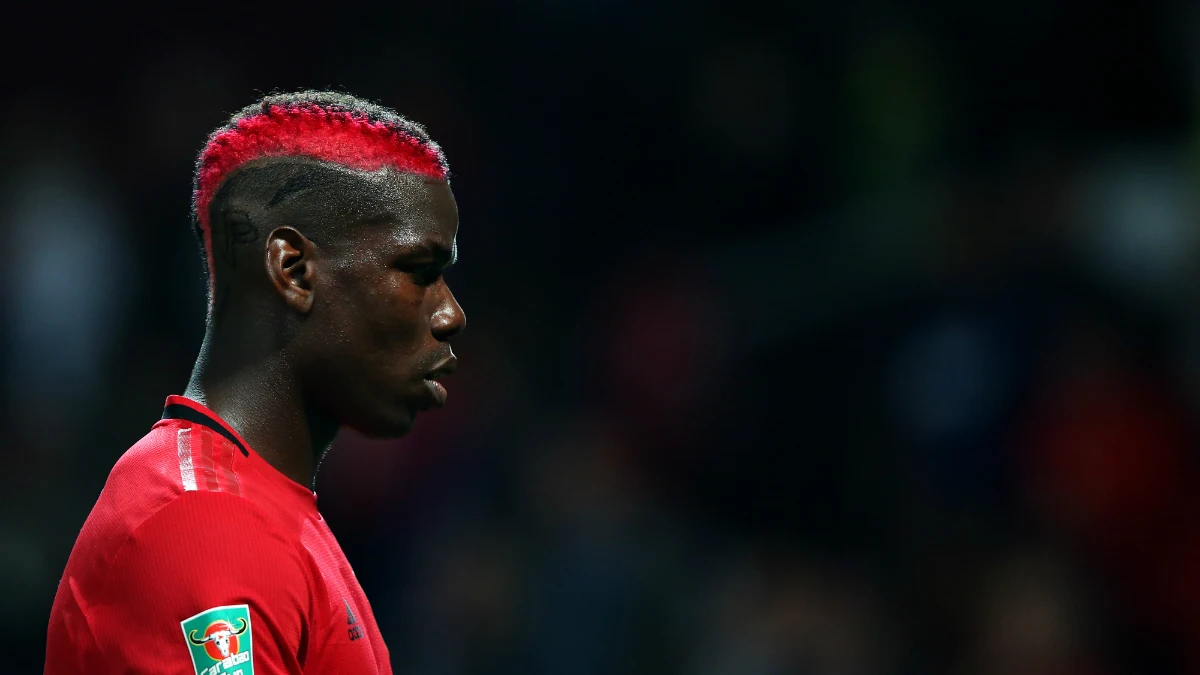 Paul Pogba, con el Manchester United