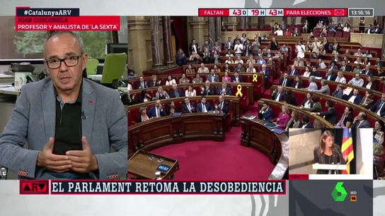 El análisis de Joan Coscubiela: "Ciudadanos vio que puede sacar rédito electoral de una radicalización del conflicto en Cataluña" El análisis de Joan Coscubiela: "Ciudadanos vio que puede sacar rédito electoral de una radicalización del conflicto en Cataluña"