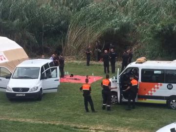 Imagen de la zona donde se ha localizado el cadáver del bebé Imagen de la zona donde se ha localizado el cadáver del bebé