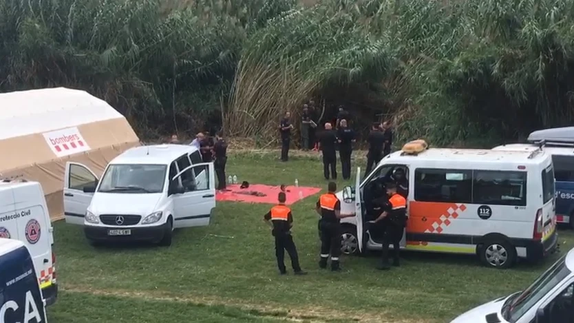 Imagen de la zona donde se ha localizado el cadáver del bebé