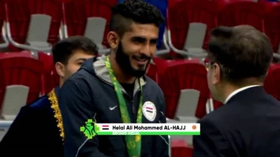 El medallista yemení Helal Ali Mohammed Al-Hajj El medallista yemení Helal Ali Mohammed Al-Hajj