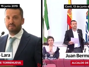 El alcalde de Torrenueva, Plácido Lara, y el de Conil, Juan Bermúdez El alcalde de Torrenueva, Plácido Lara, y el de Conil, Juan Bermúdez
