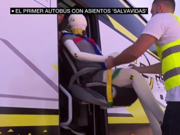 Autobús con asientos 'salvavidas' Autobús con asientos 'salvavidas'