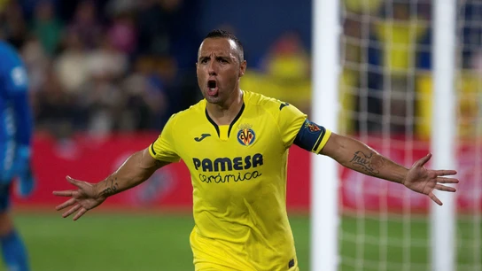 Cazorla celebra un gol Cazorla celebra un gol