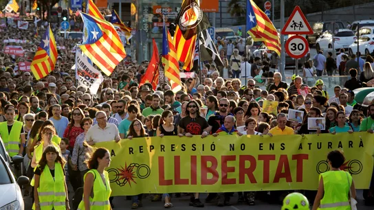 Manifestación en apoyo a los CDR en Sabadell Manifestación en apoyo a los CDR en Sabadell