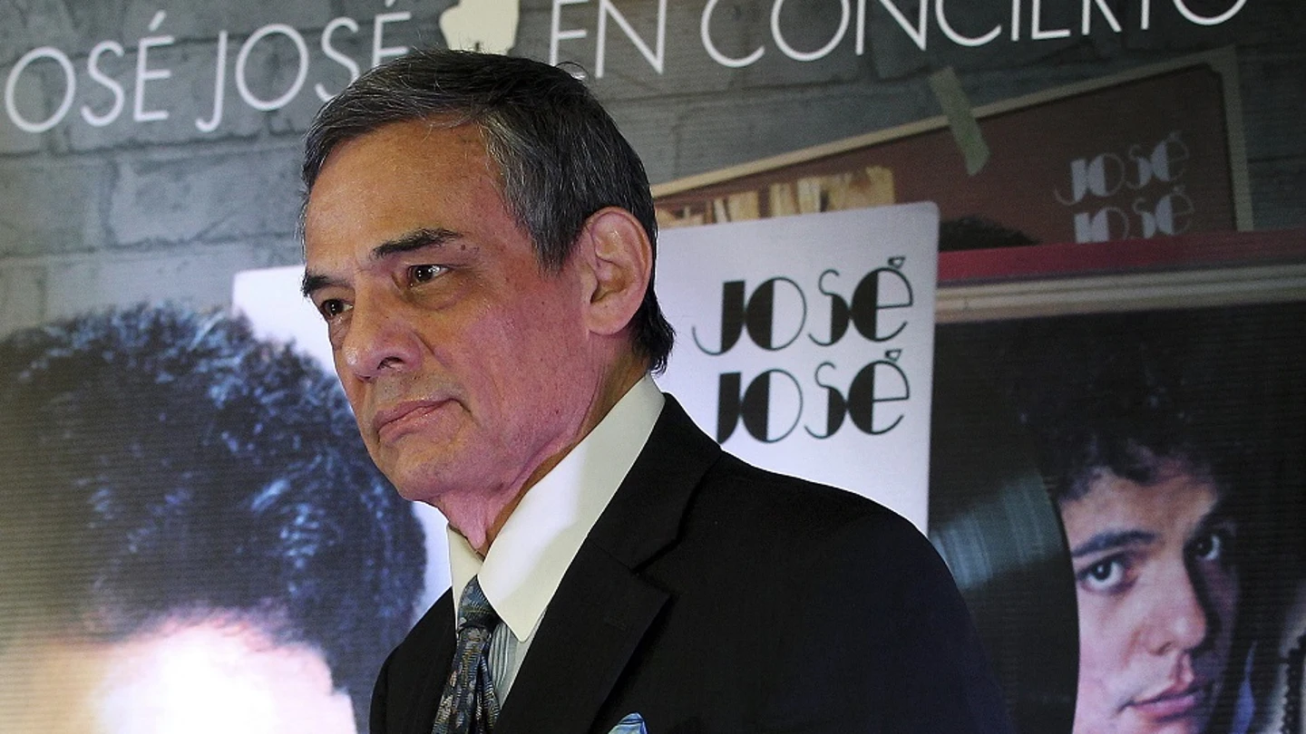 Imagen de archivo del cantante mexicano José José Imagen de archivo del cantante mexicano José José