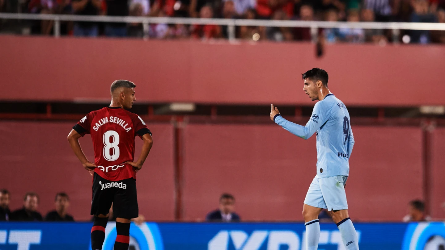 Morata, ante Salva Sevilla Morata, ante Salva Sevilla