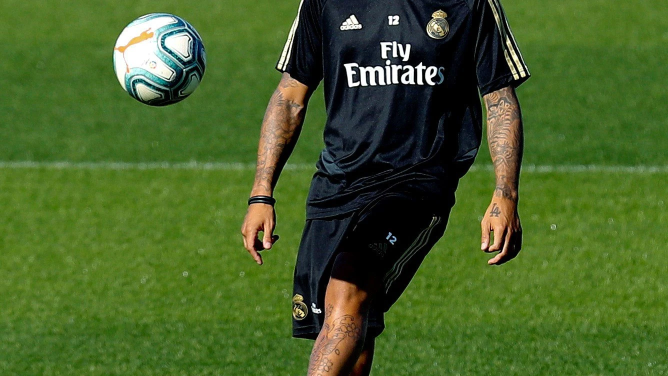 Marcelo, en un entrenamiento