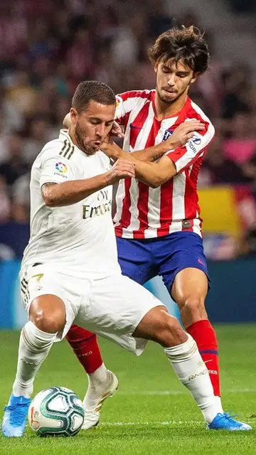 Hazard, con Joao Félix Hazard, con Joao Félix