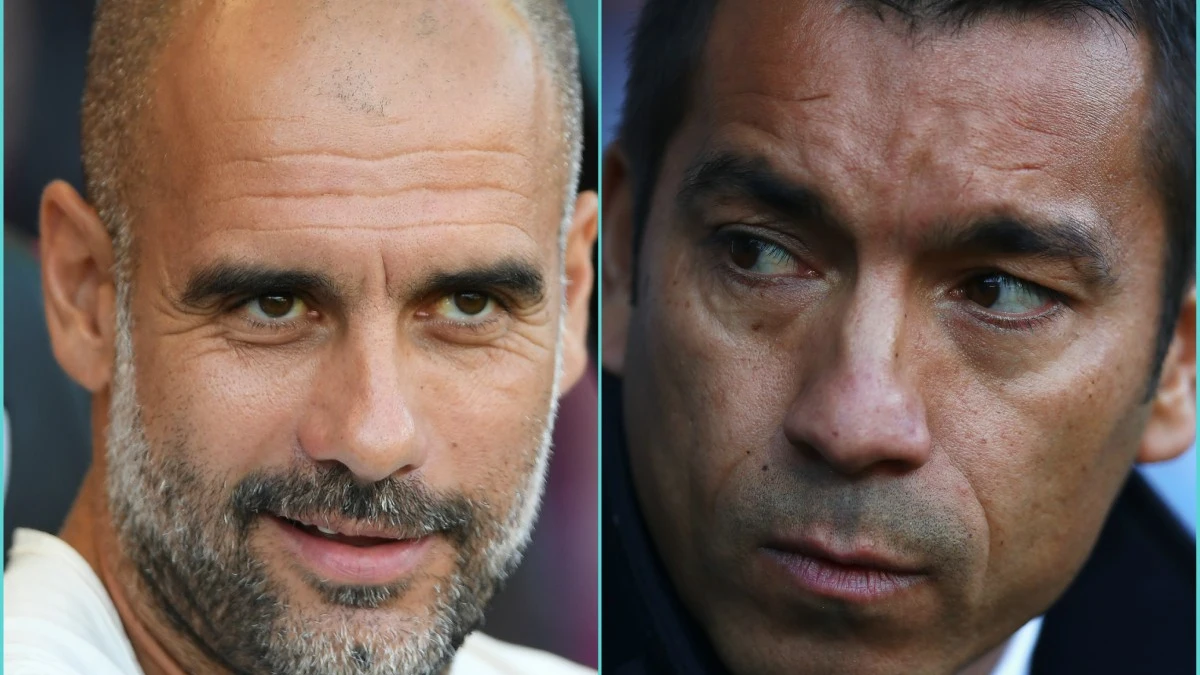 Guardiola y Van Bronckhorst