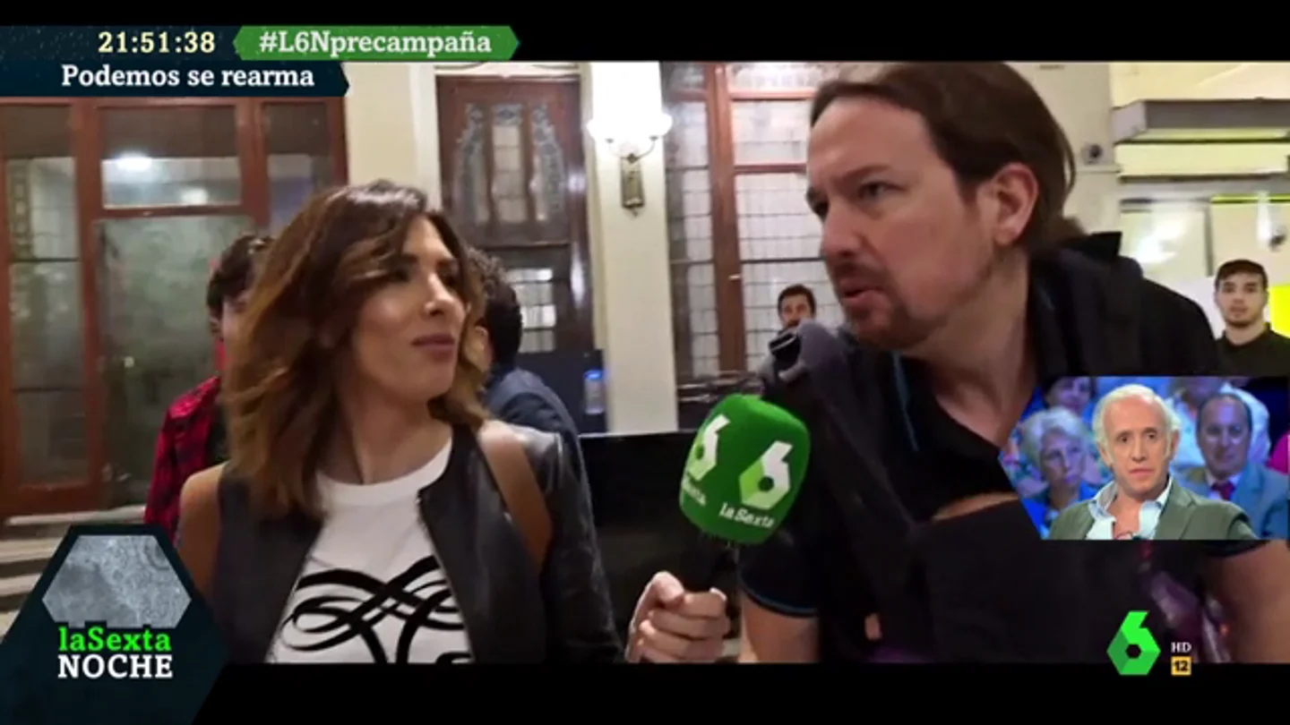 Pablo Iglesias con Verónica Sanz Pablo Iglesias con Verónica Sanz