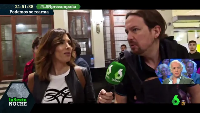 Pablo Iglesias con Verónica Sanz