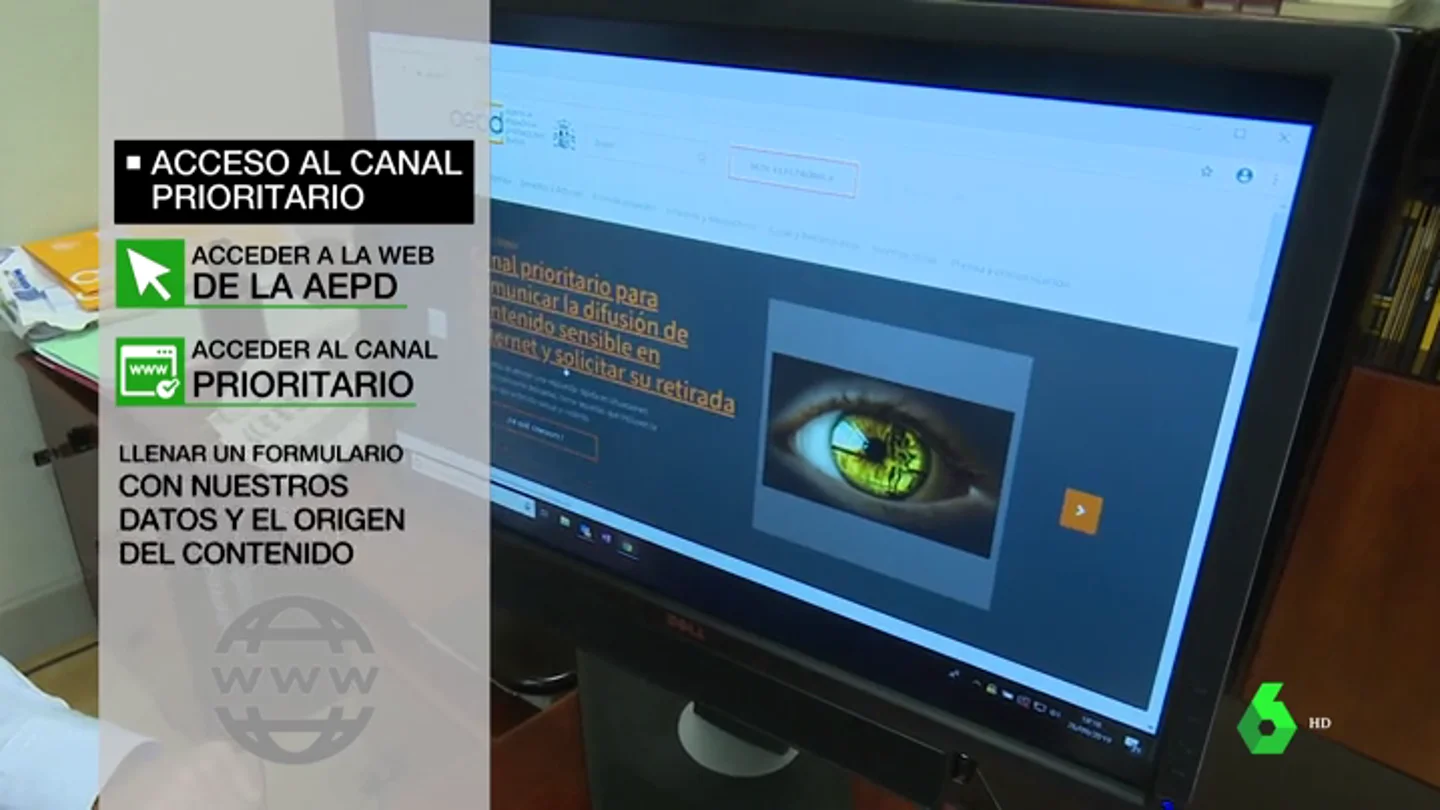 El sistema para eliminar de Internet material sensible producto de agresiones, 'sextorsion' o 'sexting' El sistema para eliminar de Internet material sensible producto de agresiones, 'sextorsion' o 'sexting'