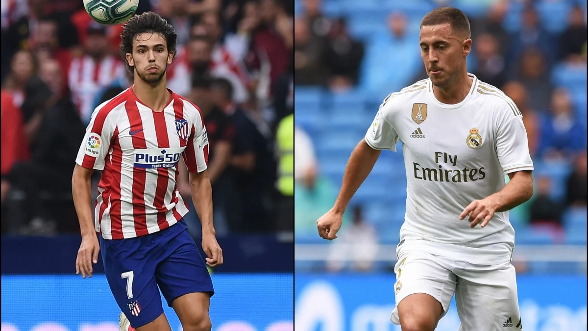 Joao Félix y Eden Hazard