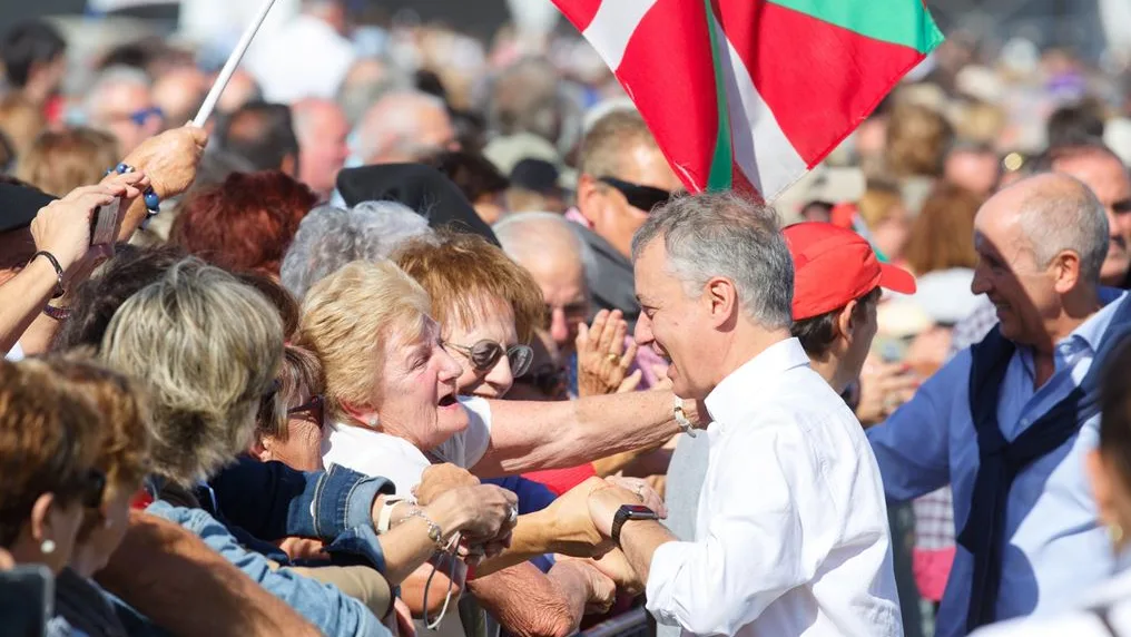 Urkullu en el Alderdi Eguna (Día del Partido)