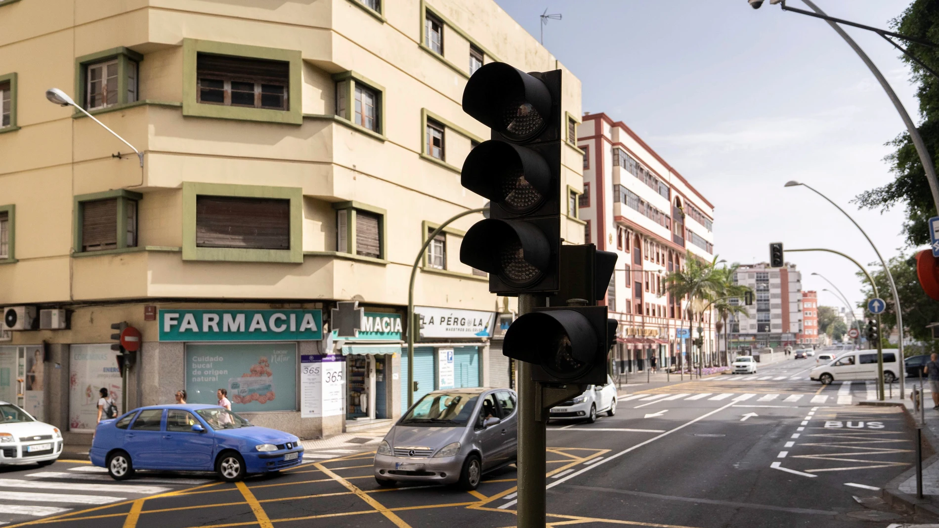 Dificultades en la circulación en Santa Cruz de Tenerife 