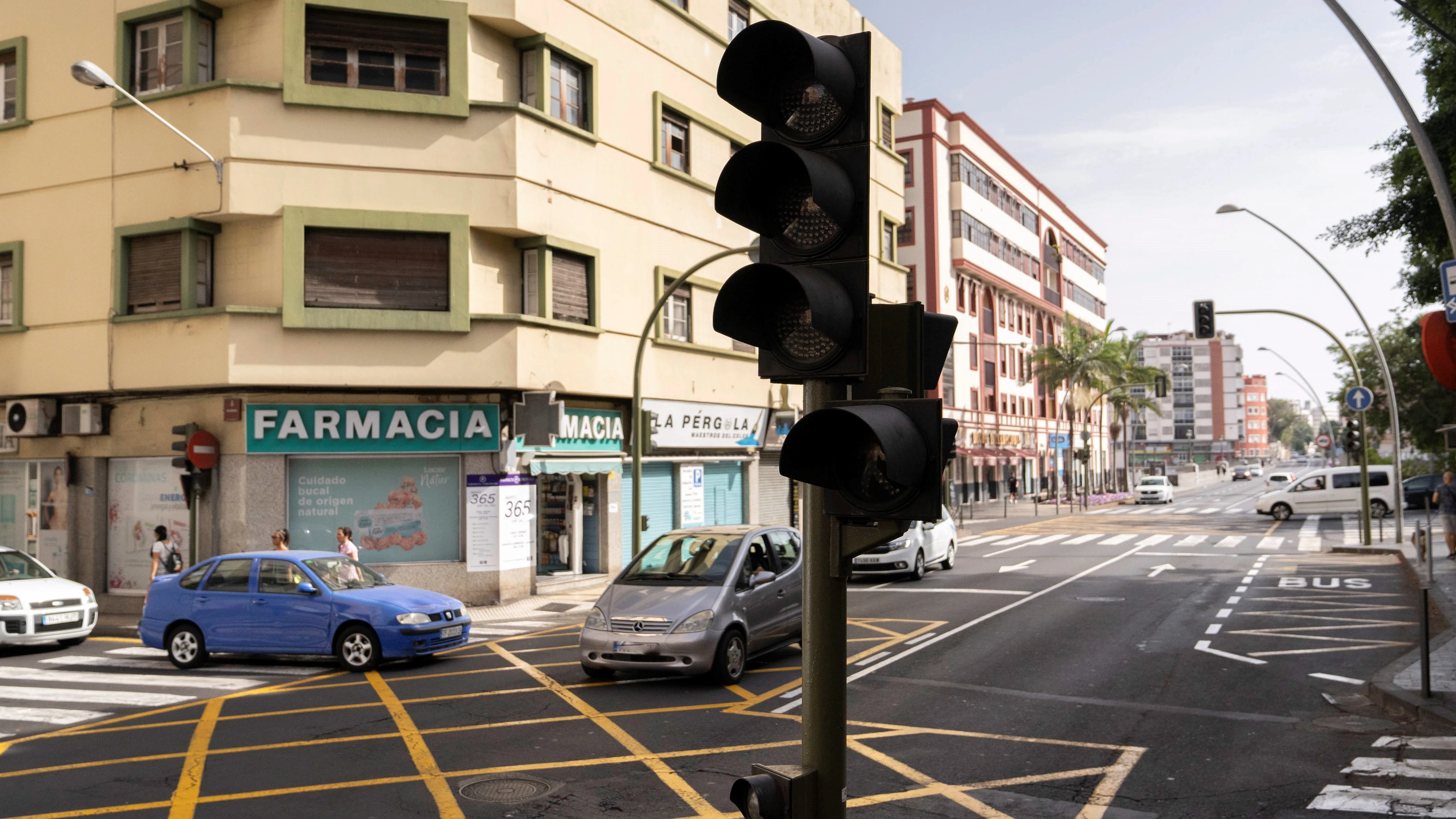 Dificultades en la circulación en Santa Cruz de Tenerife 