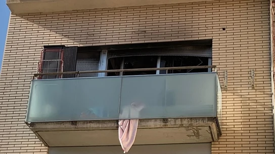 Piso quemado en La Pineda Piso quemado en La Pineda