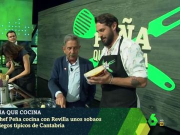 El chef Javier Peña cocina con Revilla El chef Javier Peña cocina con Revilla