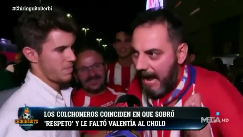 Álex Silvestre recoge el cabreo de la afición del Atlético con Simeone: "Treinta y tres años de socio... ¡estoy harto del Cholo!"