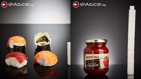 Productos con exceso de azúcar Productos con exceso de azúcar