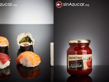 Productos con exceso de azúcar Productos con exceso de azúcar