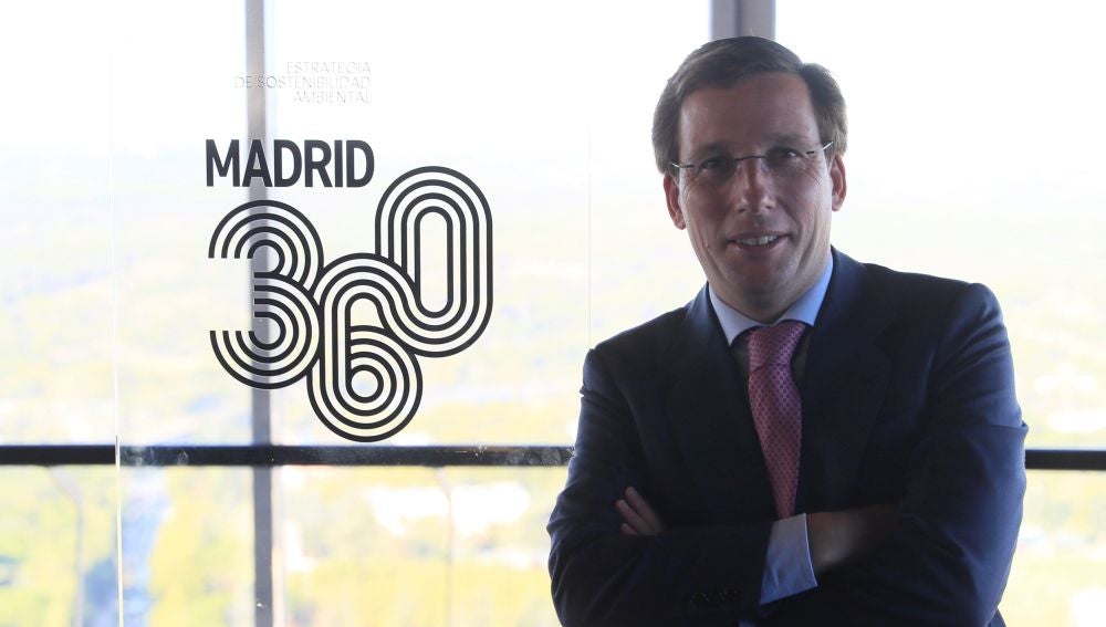 El alcalde de Madrid, José Luis Martínez-Almeida, durante la presentación de Madrid 360