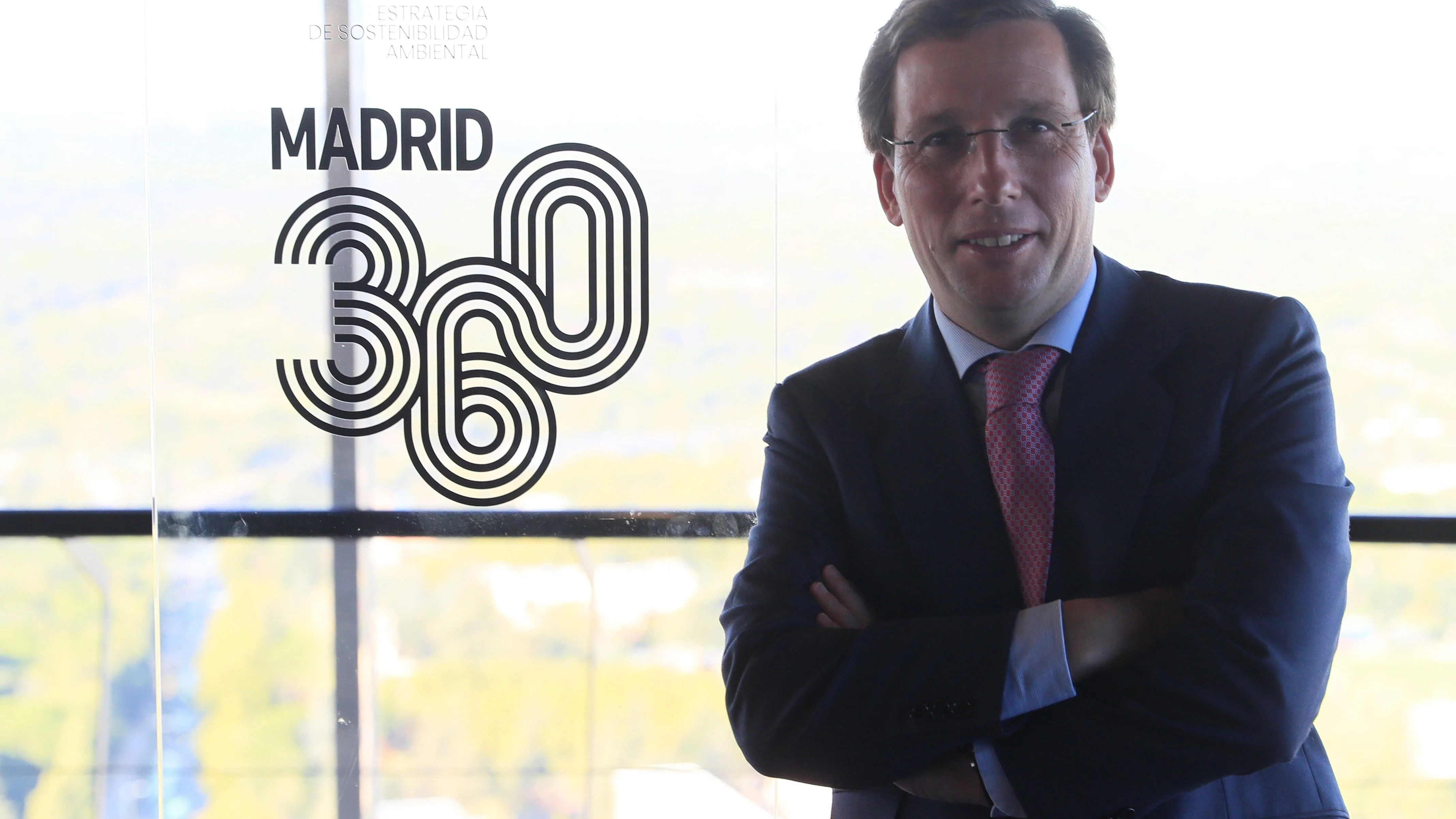 El alcalde de Madrid, José Luis Martínez-Almeida, durante la presentación de Madrid 360