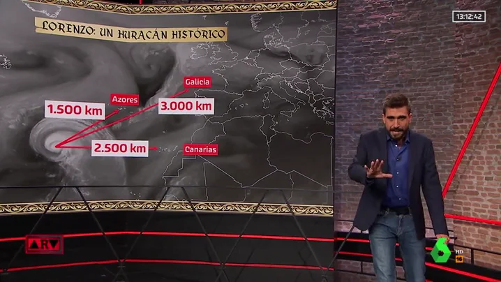 REEMPLAZO | Así afectará el histórico huracán Lorenzo en España