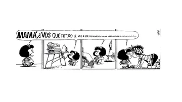 Mafalda le pregunta a su madre por el feminismo